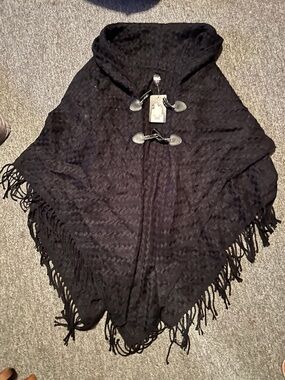 Black poncho